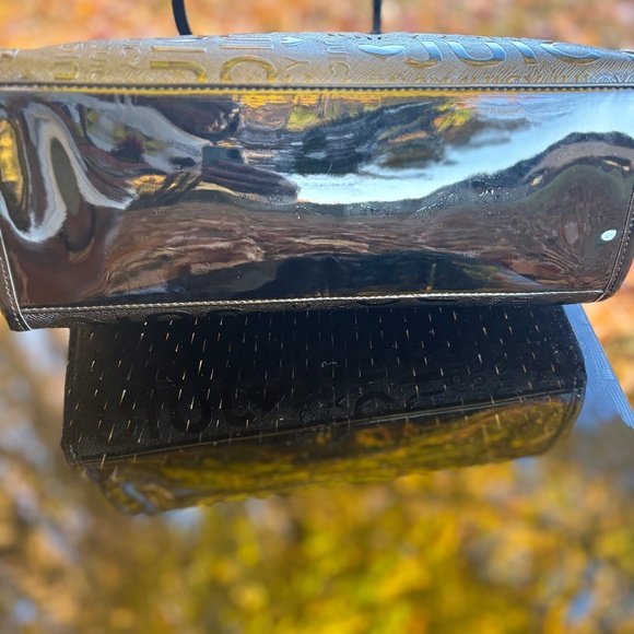 NWT-Juicy Couture Large Black Embossed Logo Tote - Picture 8 of 8